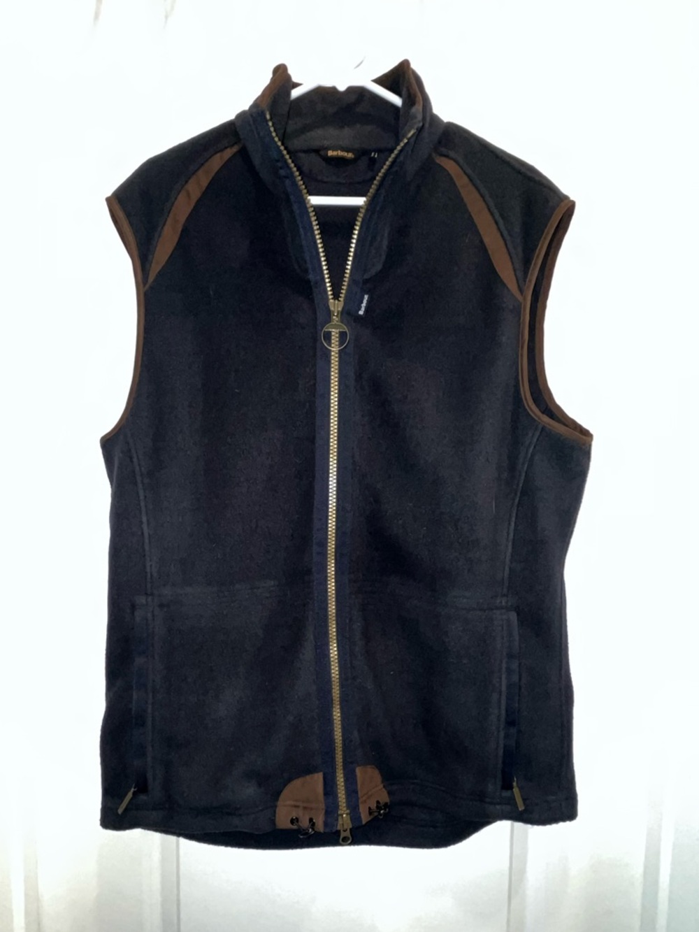 Barbour Men's Langdale Fleece Gilet featuring a full-zip